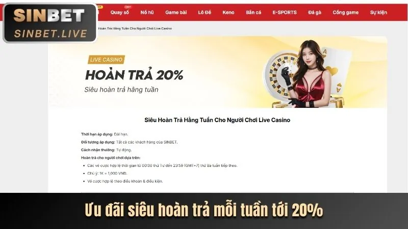 Sự kiện khuyến mãi giải đấu đặc biệt